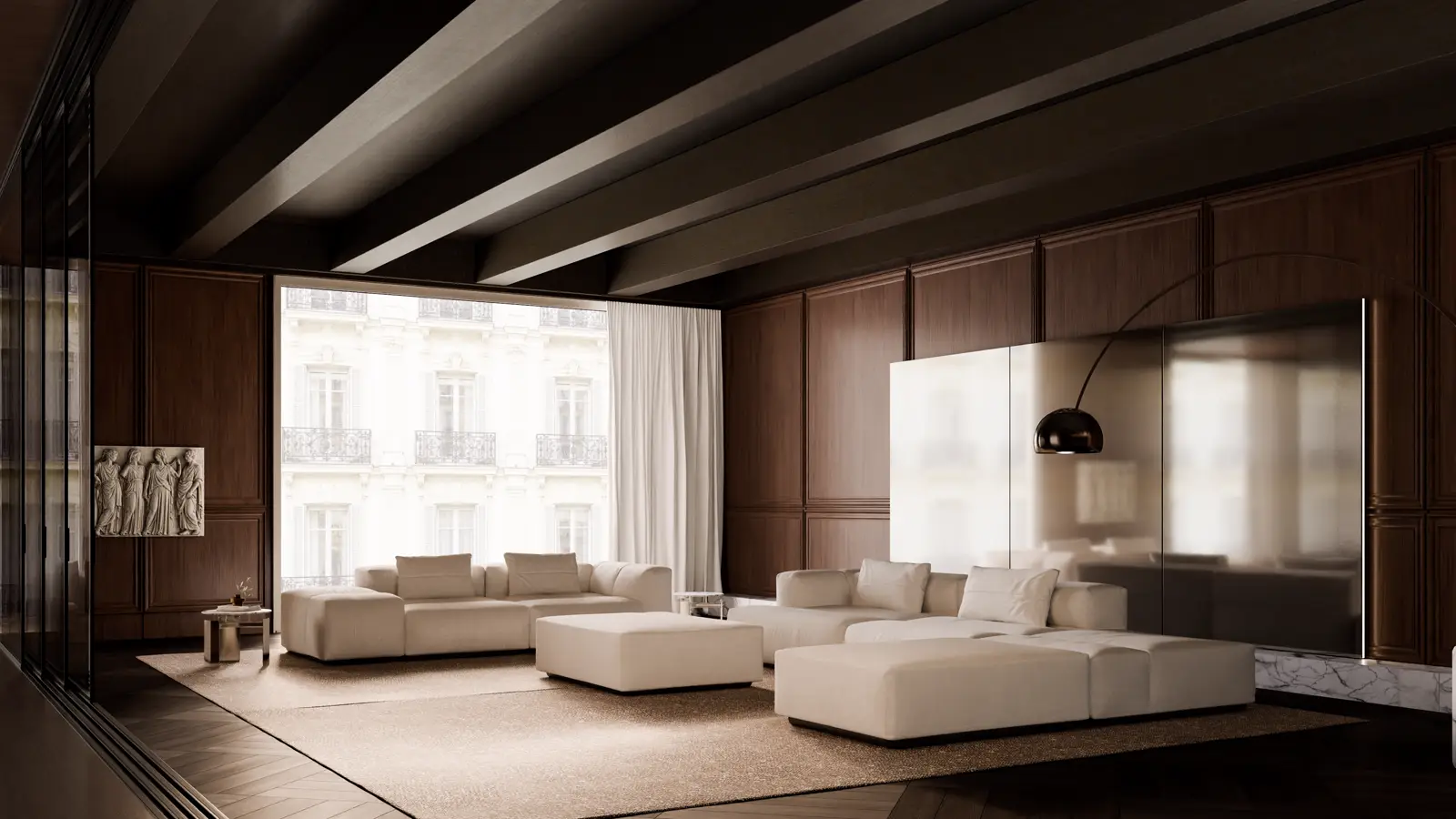 Sequenza della stanza, visualizzazione architettonica